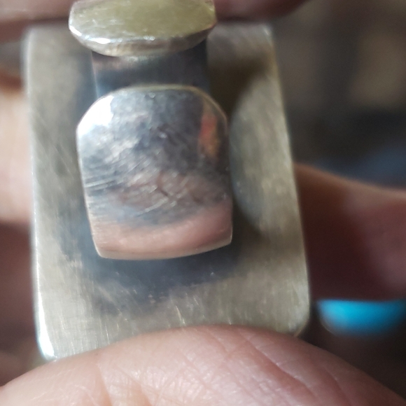 Adjustable Labradorite Statement Ring - Picture 6 of 9